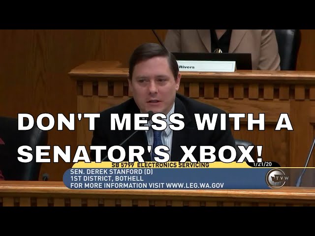 Senator Derek Stanford(XBOX GAMER) vs. Charlie Brown(CTA LOBBYIST)