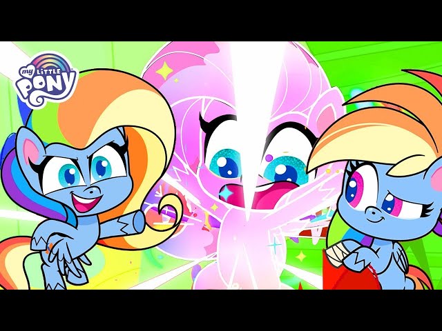 Pony Life | NEW | Fluttershy Becomes Rainbow Dash - Flutterdash | MLP Pony Life