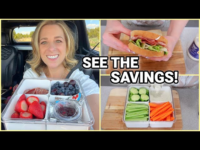 Packed Lunches Vs Fast Food: Frugal Road Trip Meal Prep!