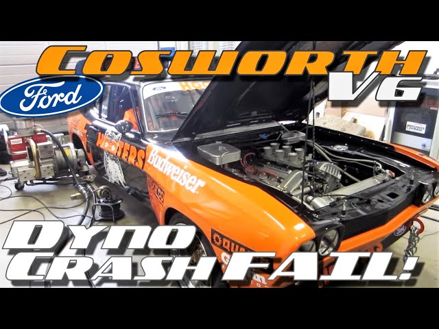 Ford Capri RS 2600 Cosworth V6 dyno crash failure