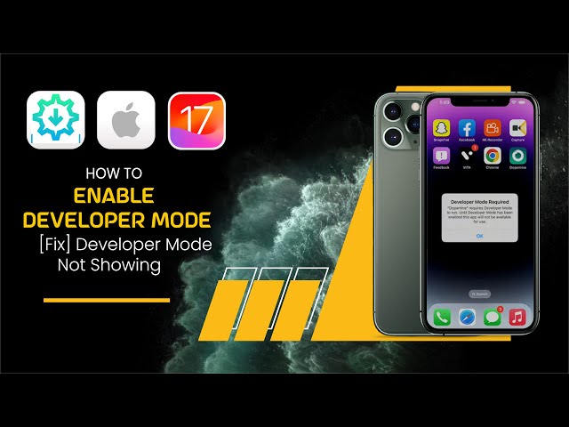 Enable Developer Mode iOS 17 | Fix Developer Mode Not Showing using Sideloadly iOS 17
