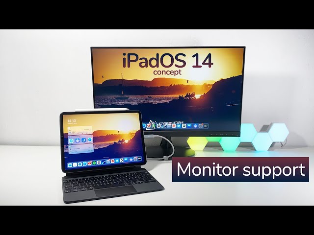 CONCEPT: Extended monitor support on iPadOS 14?
