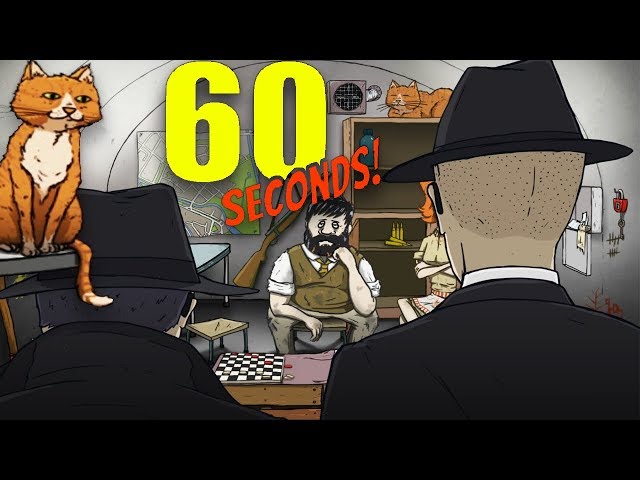 NEW SECRET AGENT ENDING & WE GET A CAT! | 60 Seconds DLC (CATomic Ending)