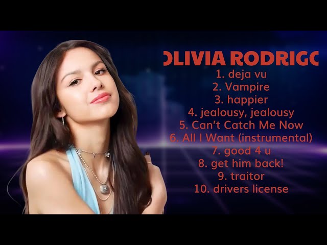 🎵 Olivia Rodrigo 🎵 ~ 2024 Songs Playlist ~ Best Collection Full Album 🎵