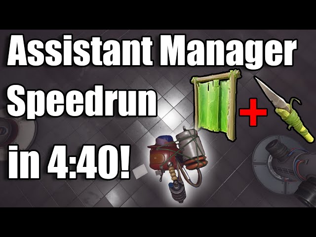 Grounded Assistant Manager Speedrun in 4:40 (TAS)