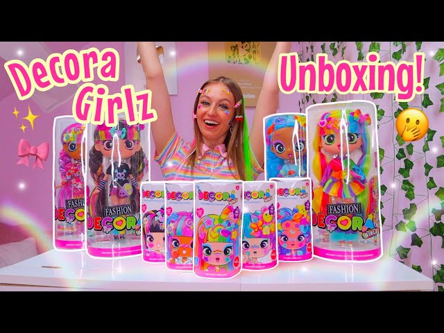 UNBOXING THE *NEW* DECORA GIRLZ SURPRISE FASHION DOLLS!!🥳🌈✨⁉️ | Rhia Official♡