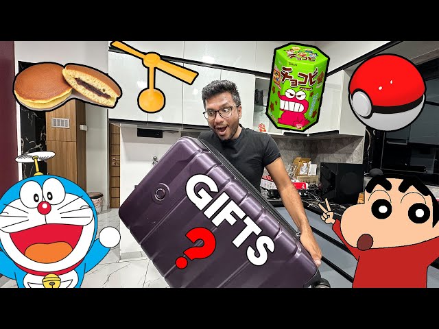 SUPRISING MY BROTHER WITH 100 GIFTS SUITCASE FROM JAPAN !