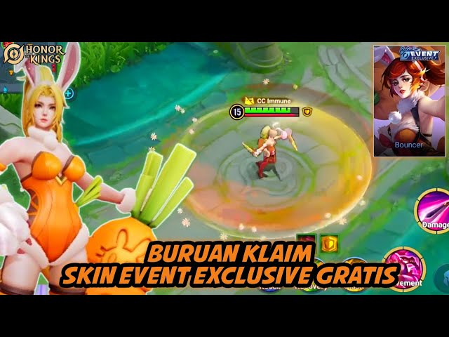 Skin Gratis Mulan (Bouncer Bunny) Buruan Klaim Cuma 2 Hari - Honor of Kings Global