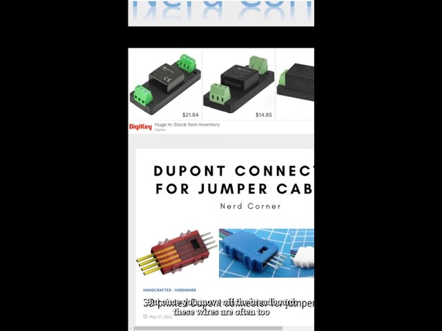 Custom Cables From Dupont Jumpers [Maker Update #Shorts]