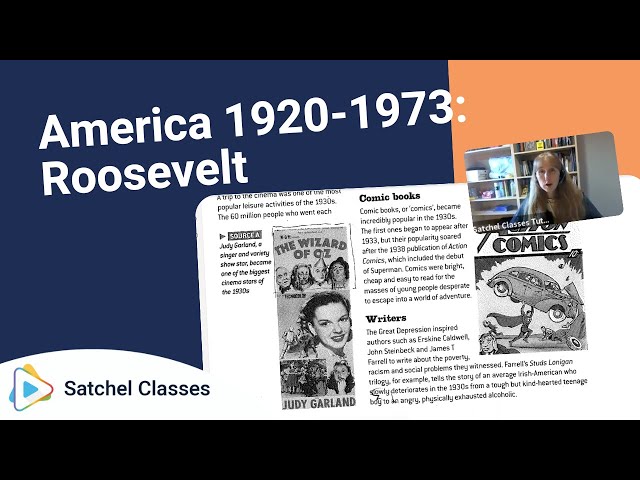 America 1920 1973  Roosevelt | History | Satchel Classes
