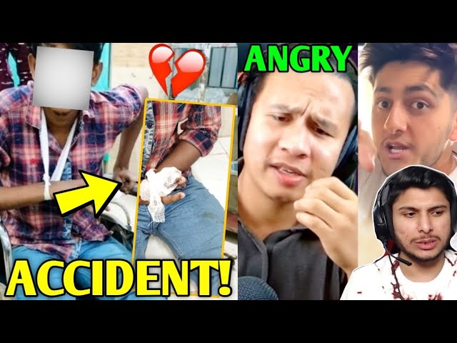 Free Fire YouTuber HUGE ACCIDENT! 💔 What Happened? | Tonde Gamer ANGRY, Nonstop Gaming, Sahil Rana