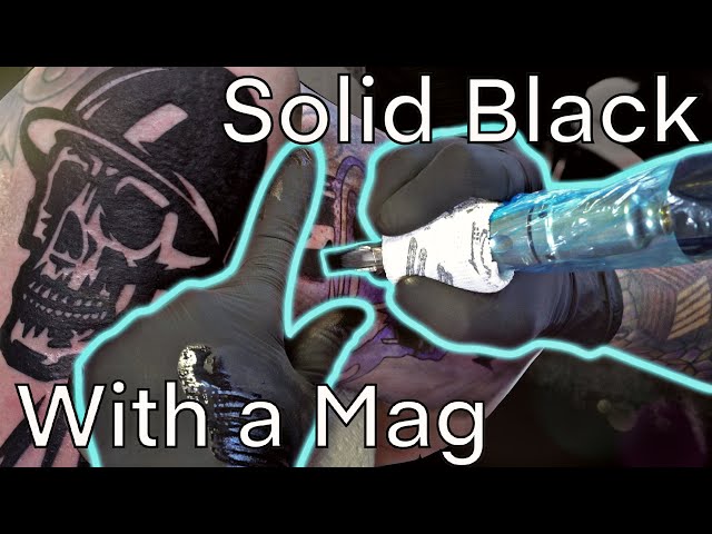 How To Tattoo - Packing Solid Black With A Mag