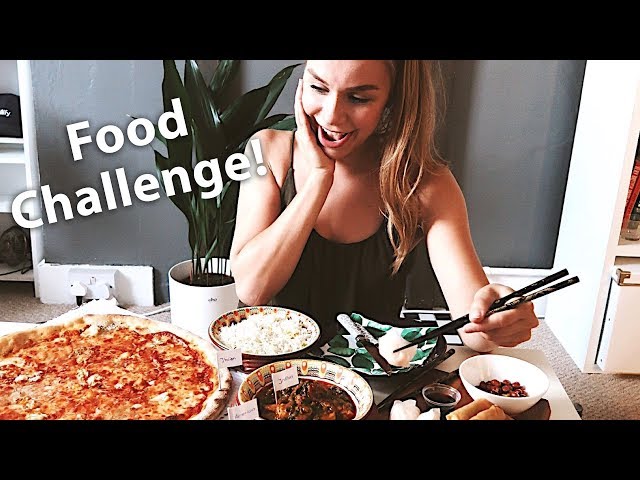 International Food Challenge with Just Eat #ad