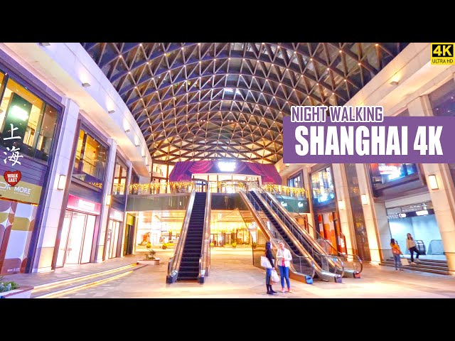 Night Walk In Shanghai 4K | Around West Nanjing Road | 上海 | 南京西路