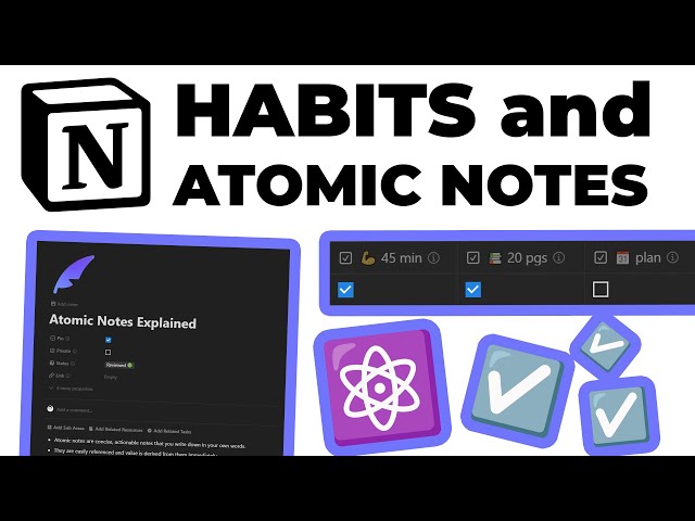 Notion Habits & Notes | Notion Template (Ep.4)✨💻