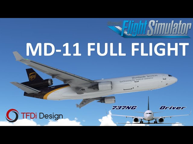 TFDI MD-11 UPS Real Ops: Cologne to London | Real Airline Pilot