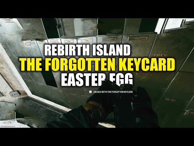Warzone Rebirth Island - The Forgotten Keycard Easter Egg Location (Warzone Season 3)
