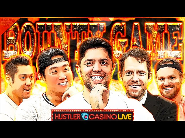 Rampage, Jungleman, Action Dan, Mariano & Lex O Play THE BOUNTY GAME!! Commentary by RaverPoker