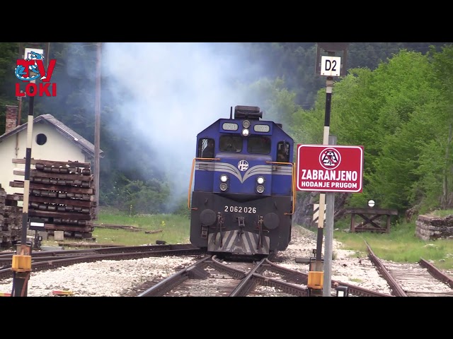 Croatian Railways / HŽ Ličko Lešće: Otkopčavanje lokomotive