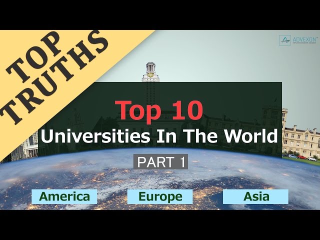 Top 10 Universities In The World (Part 1)