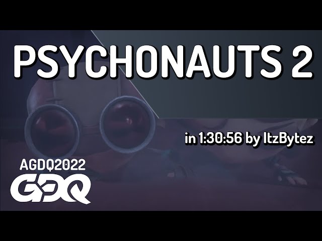 Psychonauts 2 by ItzBytez in 1:30:56 - AGDQ 2022 Online