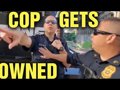 COPS GET DESTROYED! SAVAGE CITIZEN SHUTS DOWN COPS! 1ST AMENDMENT AUDIT!