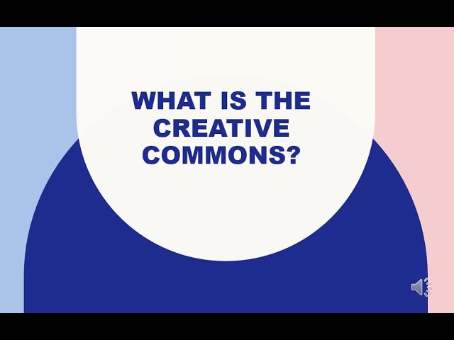What is the Creative Commons (Assignment 1)