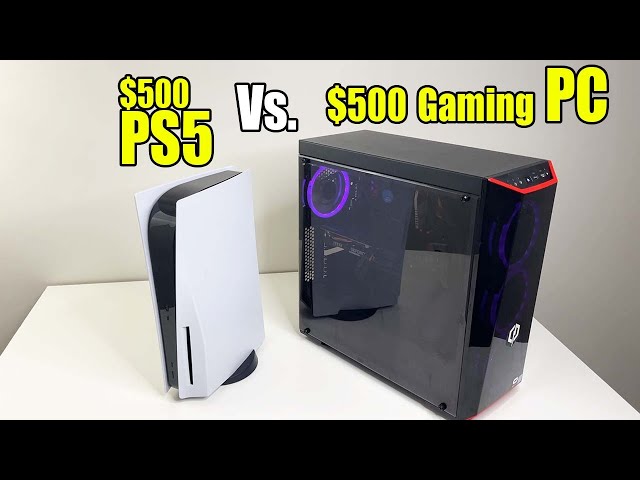 Comparing PS5 to $500 Gaming PC Built