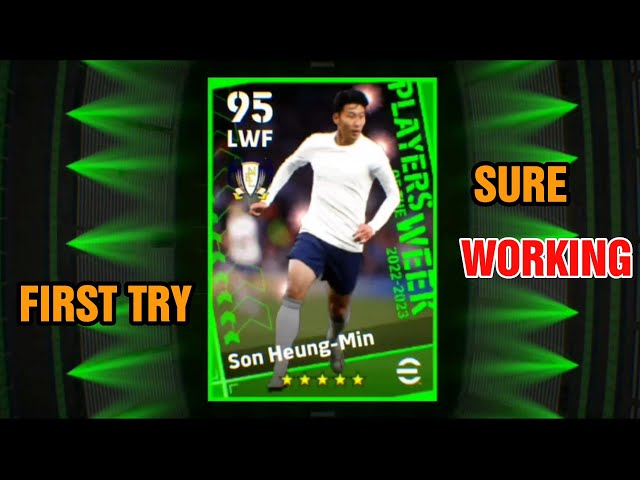 How To Get Son Heung Min From Potw Worldwide Club Pack In eFootball 2023 Mobile
