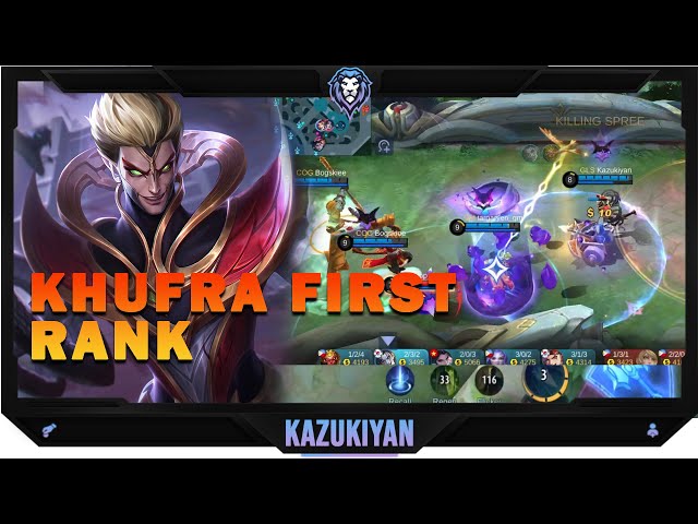 My First Try of Khufra in Rank Game Harley Galit na Galit