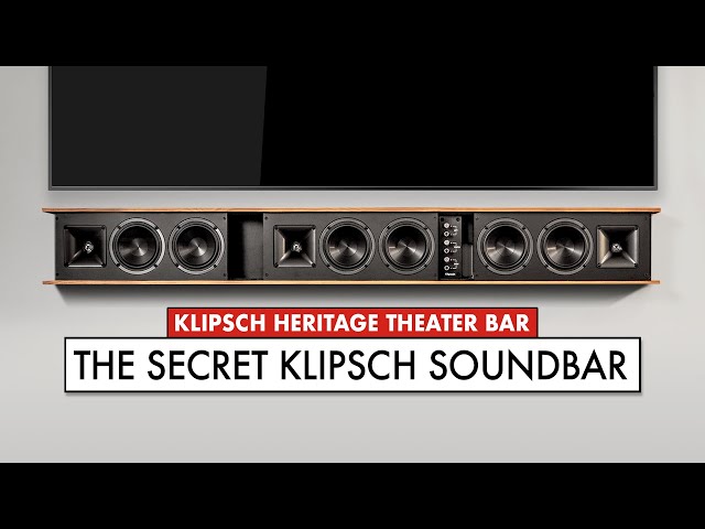 Is THIS the SOUND BAR to Buy? KLIPSCH Heritage Theater Bar Review