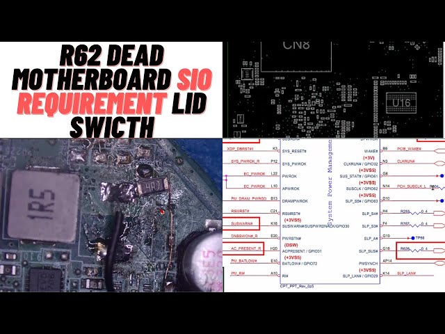 R62 DEAD MOTHERBOARD SIO REQUIREMENT LID SWITCH | HINDI | Online Chiplevel Repairing Course | Laptex