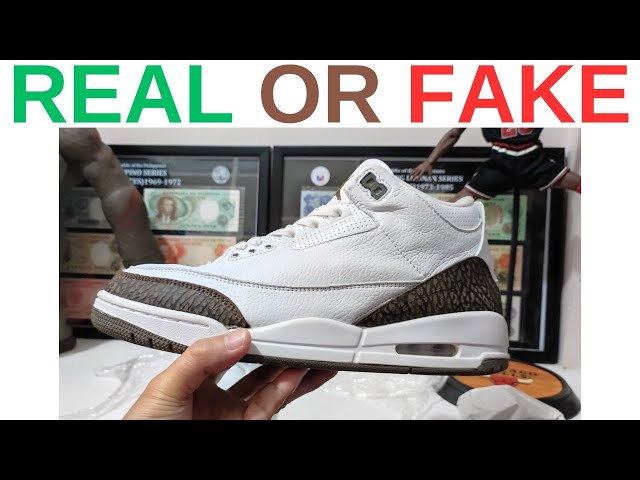 Air Jordan 3 Retro Mocha Men's Shoes - Real or Fake - J3 UNBOXING
