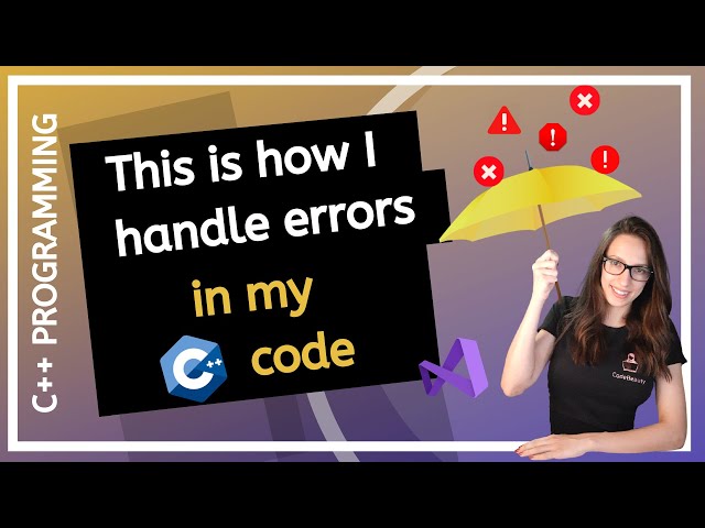 Exception handling in C++ (How to handle errors in your program?)