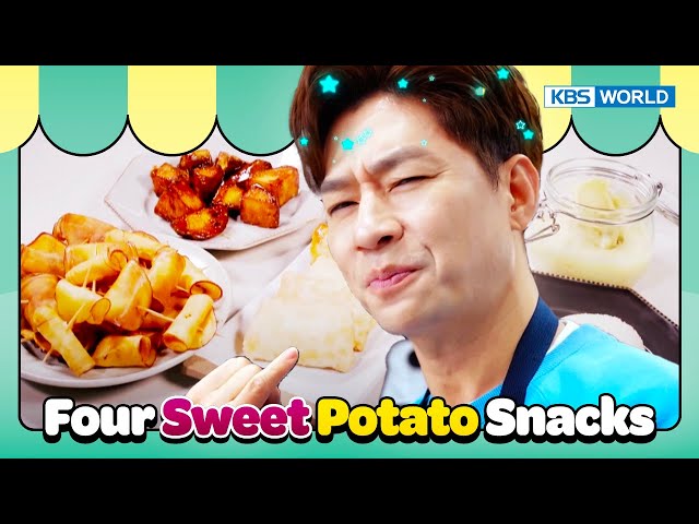 🍠Four Sweet Potato Snacks🍠 [Stars' Top Recipe at Fun-Staurant : EP.165-1] | KBS WORLD TV 230327