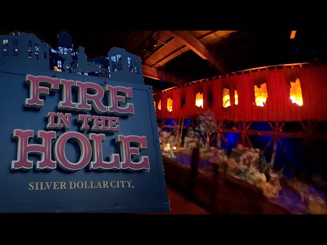 Fire In The Hole Dark Ride / Roller Coaster POV - Silver Dollar City 2024