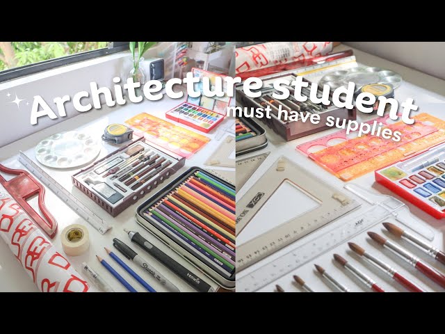 MUST HAVE SUPPLIES FOR ARCHITECTURE STUDENTS I What’s in my bag as an Arki student Ft. MOFT