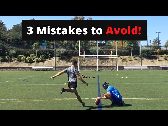 Top 3 Beginner Training Mistakes when Kicking Footballs