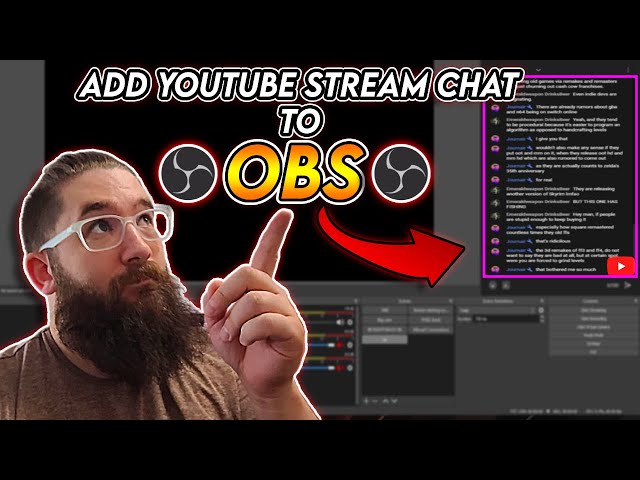 How To Show Your Youtube Live Stream Chat on OBS Studio!