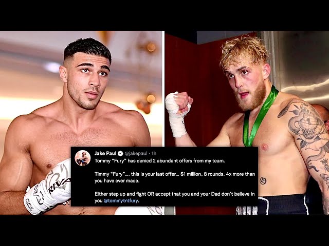 Tommy Fury Rejects Jake Paul Boxing Offer! 😮