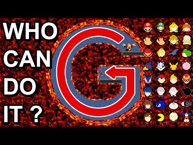 Who Can Make It? Lava G Tunnel  - Super Smash Bros. Ultimate