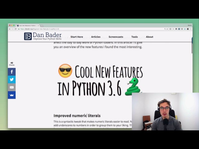 Cool New Features in Python 3.6