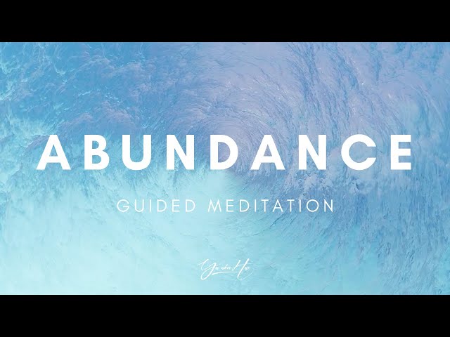 ABUNDANCE | GUIDED MEDITATION | NATURE & WAVES SOUNDS | INCREASE YOUR VIBRATIONAL FREQUENCY |  ♥