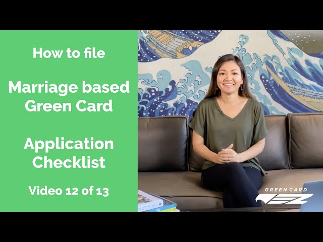Application Checklist, Marriage based Green Card