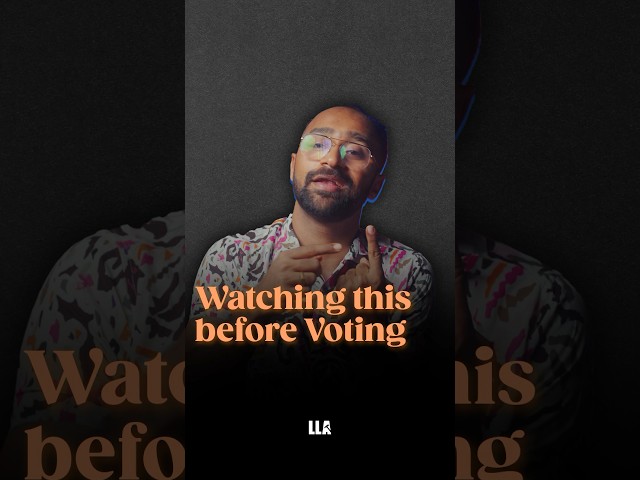 Watch this before Voting #LLAShorts 885