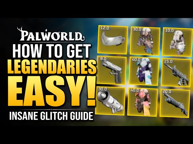 Palworld - How To Get LEGENDARIES FAST & EASY GLITCH GUIDE // Legendary Schematics Cheese