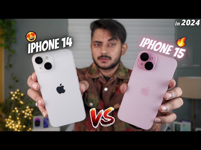 iPhone 14 vs iPhone 15 in 2024 🔥Which One To Buy? | Camera, Battery, Performance & Gaming (HINDI)