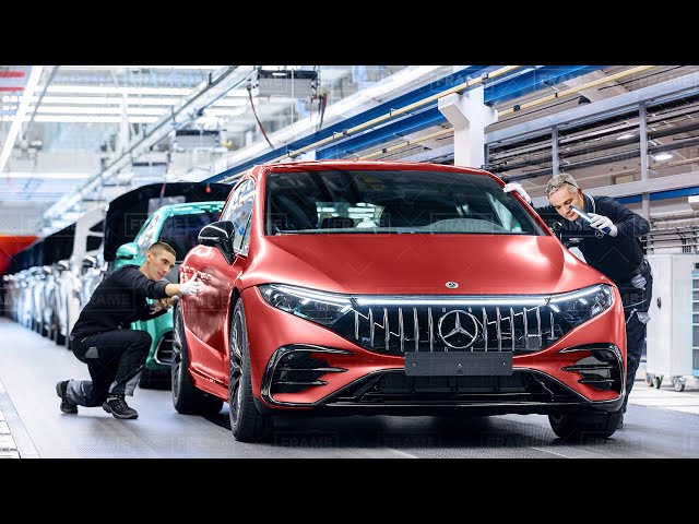 How German Best Workers Build the Brand New Mercedes EQS From Scratch - Production Line