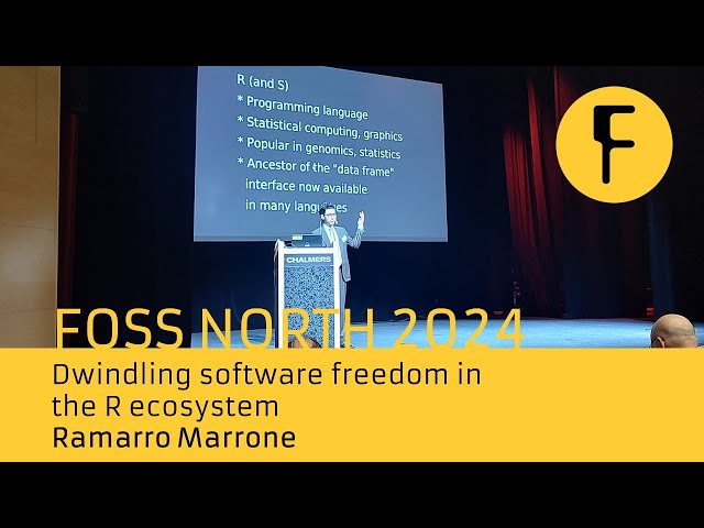 Dwindling software freedom in the R ecosystem - Ramarro Marrone