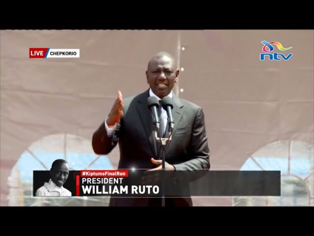 President William Ruto's tribute to Kelvin Kiptum | FULL VIDEO